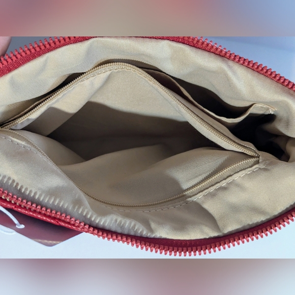 Grace Elizabeth Designer Red Padded Clutch NWT - Picture 6 of 9